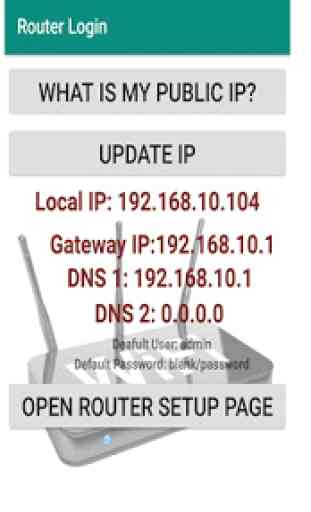 Router Setup Page - WiFi Password Setup 2