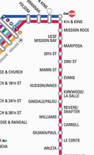 San Francisco Metro Map - SFMTA 3