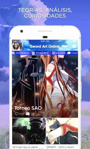 SAO Amino para Sword Art 1