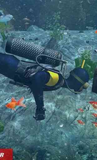 Scuba Diving Simulator: Underwater Shark Hunting 2