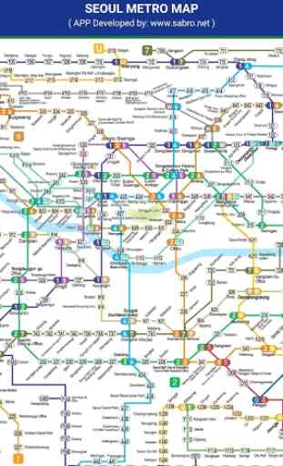 Seoul Metro Map Offline 2