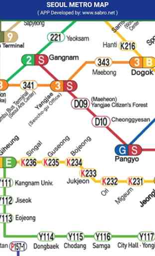 Seoul Metro Map Offline 3