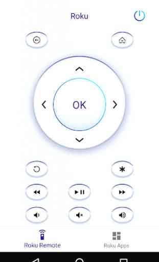 Smart remote for Roku 1