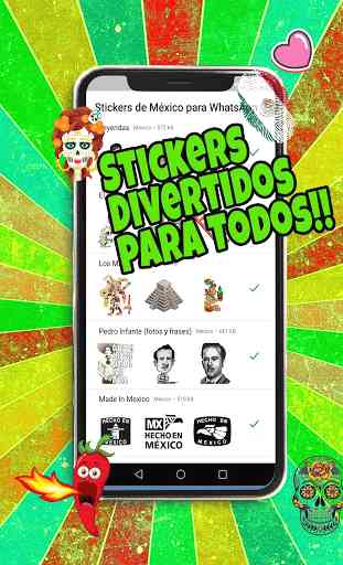 Stickers of Mexico for WhatsApp - WAStickerApps 4