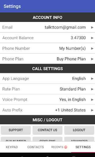 TalkTT - Phone Call / SMS / Virtual Phone Number 2