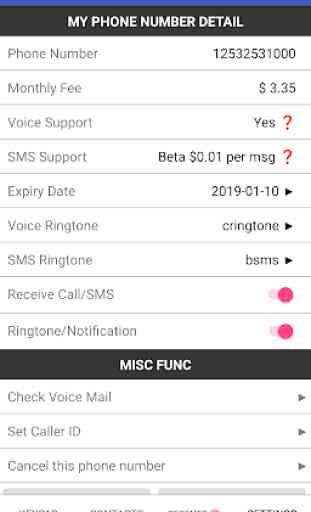 TalkTT - Phone Call / SMS / Virtual Phone Number 3