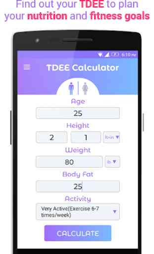 TDEE Calculator - Calorie Intake Calculator 3
