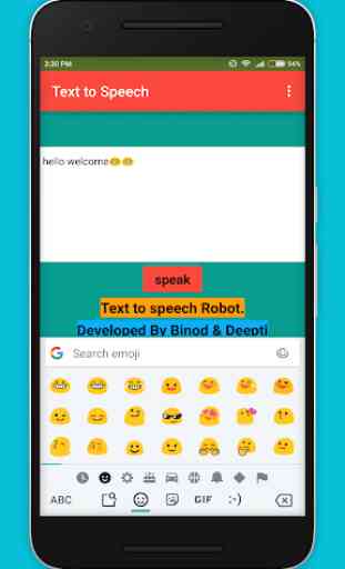 Text to Speech Robot 1