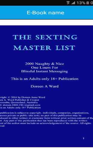 The Sexting Master List 4