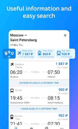 Tutu.ru - flights, Russian railway and bus tickets 2