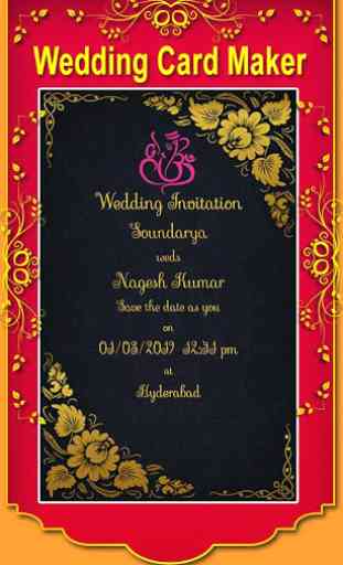 Wedding Invitation Card Maker 3