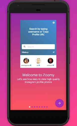 Zoomy for Instagram - Big HD profile photo picture 1