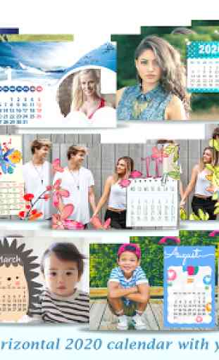 2020 Monthly Calendars With Your Pictures 1
