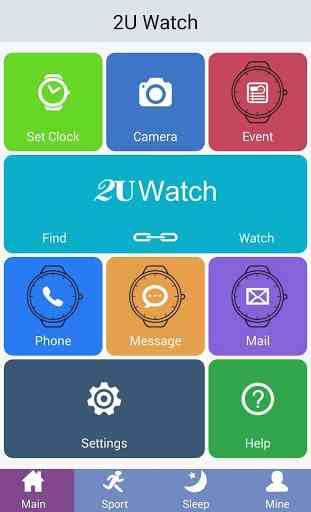 2U Watch Bluetooth smartwatch 1