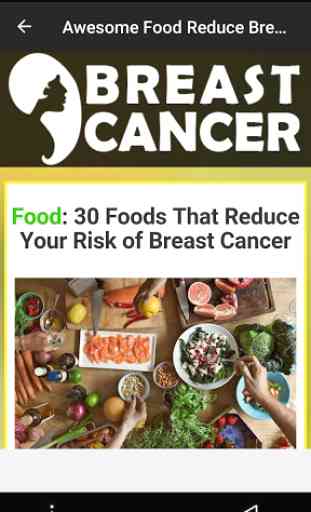 Breast Cancer Stages, Signs, Food and Meal Plan 2