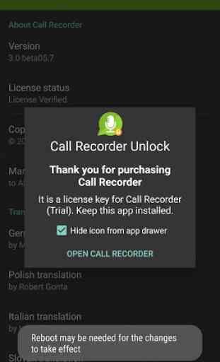 Call Recorder Unlock 2