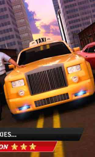 City Traffic Car Taxi Driving Rush 4