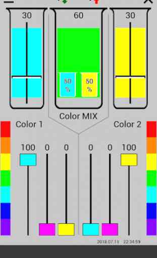 CMYK Mix Color scheme designer 1