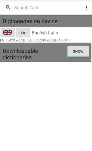 English to Latin Dictionary - Offline 1