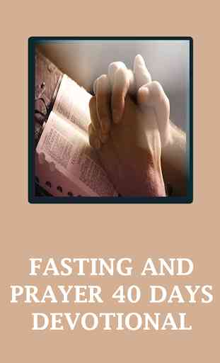 FASTING AND PRAYER 1