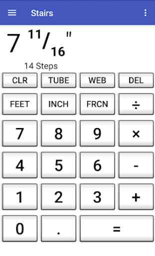 Feet and inch construction calculator 2
