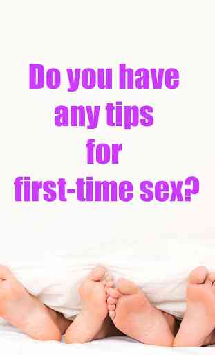 First Time Sex Tips 1