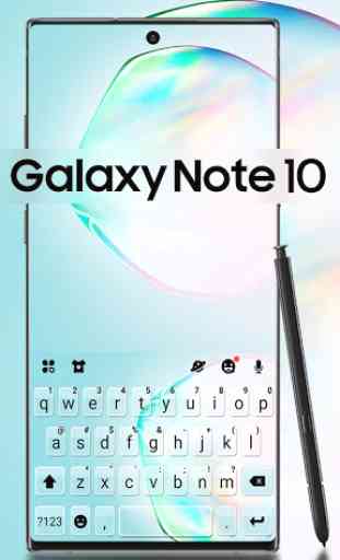 Galaxy Note 10 Keyboard Theme 1
