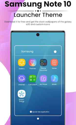 Galaxy Note 10 Launcher-Samsung Theme 2