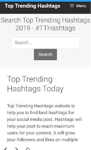 Hashtags Trending App To Get Likes & Followers 1
