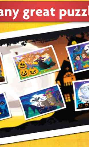 Jigsaw Puzzles Halloween Game for Kids  1