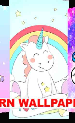 kawaii unicorn wallpaper - cute backgrounds 2