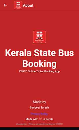 Kerala State - Bus Booking 2