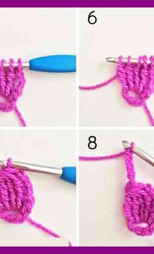 Learn crochet patterns step by step 1