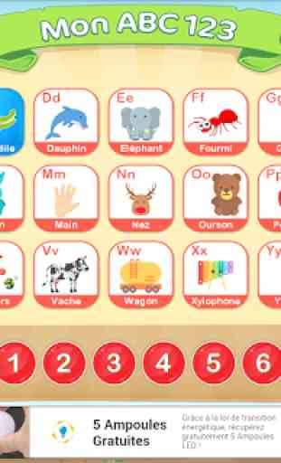 Learn French Alphabet / Letters & Numbers Free 4
