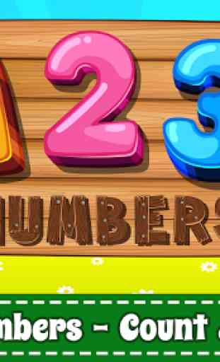 Learn Numbers 123 Kids Free Game - Count & Tracing 1