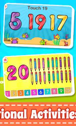 Learn Numbers 123 Kids Free Game - Count & Tracing 3