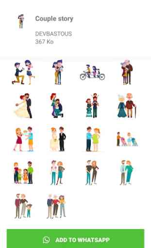 Love Story Stickers (WAStickerApps) 3