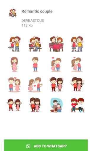 Love Story Stickers (WAStickerApps) 4