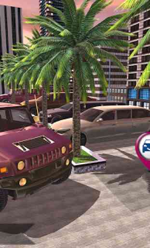 Luxury Limousine Car Taxi Driver: City Limo games 2