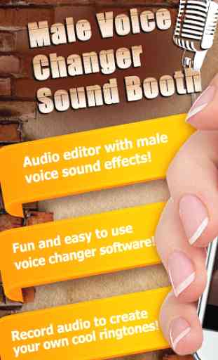 Male Voice Changer Sound Booth 1