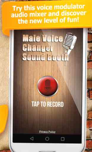 Male Voice Changer Sound Booth 4