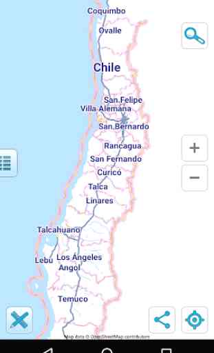 Map of Chile offline 1