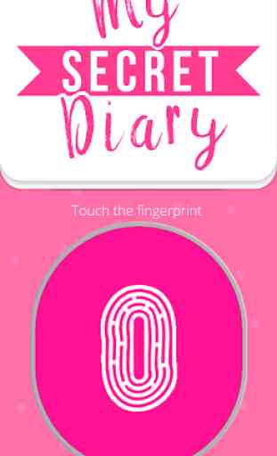 My Personal Diary with Fingerprint 1