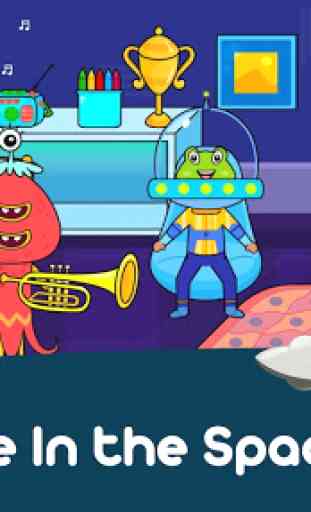 My Space Town Adventure - Universe Games for Kids 3