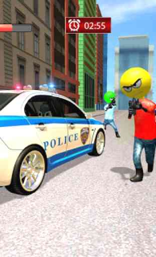Police Stickman Gangstar Crime 3