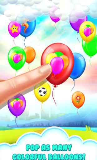 Pop the Balloons-Baby Balloon Popping Games 3