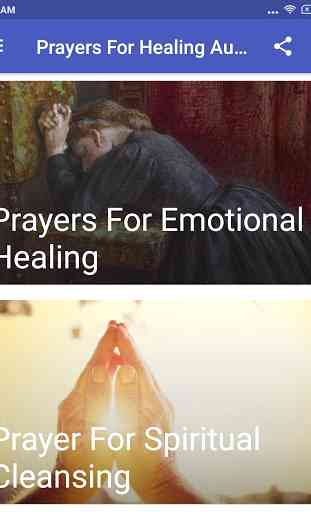 PRAYERS FOR HEALING - AUDIO 1