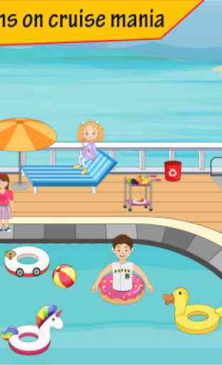 Pretend Play Cruise Trip: Town Fun Vacation Life 1