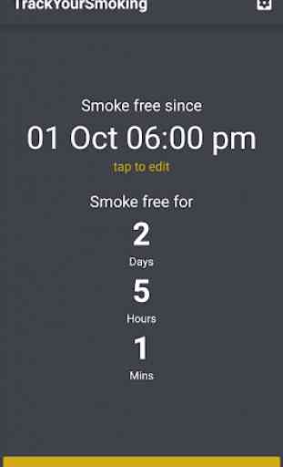 Quit Smoking Timer - Smoke less, quit your habit! 1