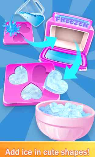 Rainbow Slushy Maker Spa: Fruit Ice Slush Making 4